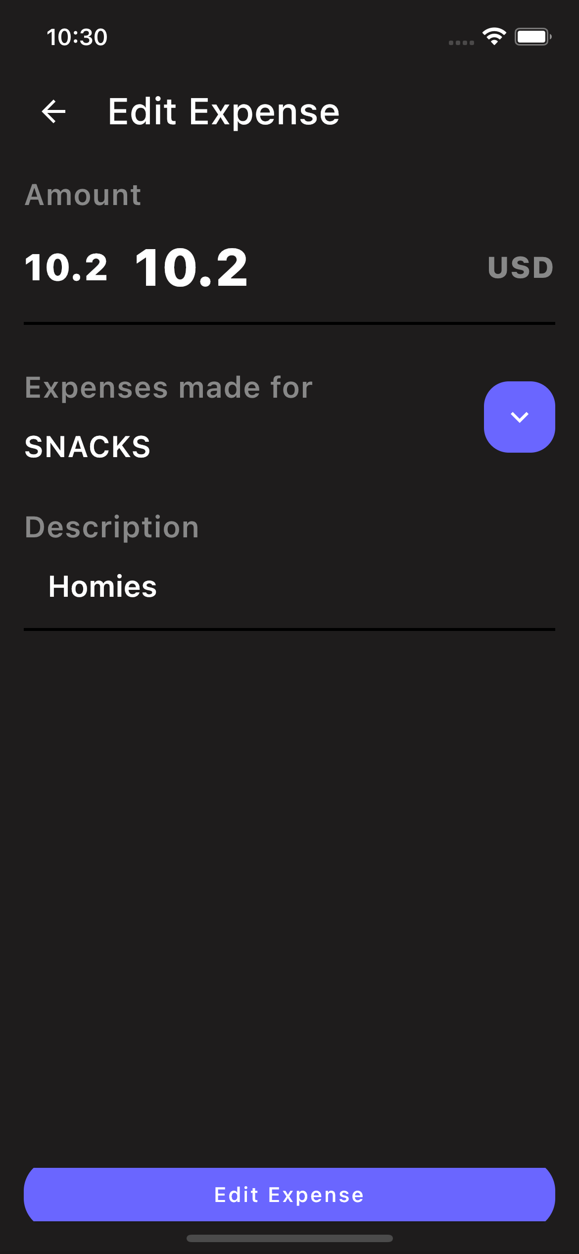 expenses-KMP screenshot 3