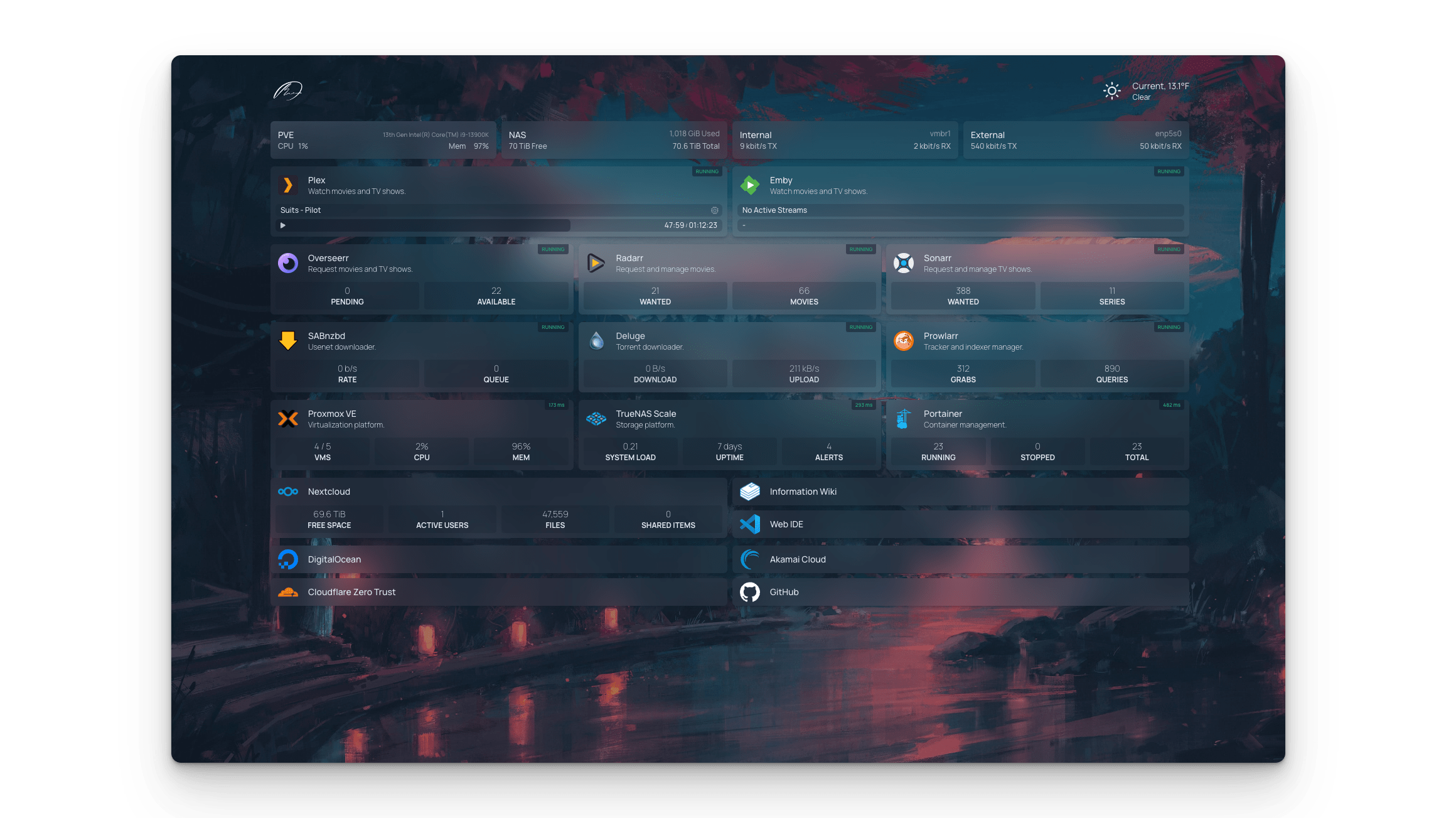 homepage screenshot 2