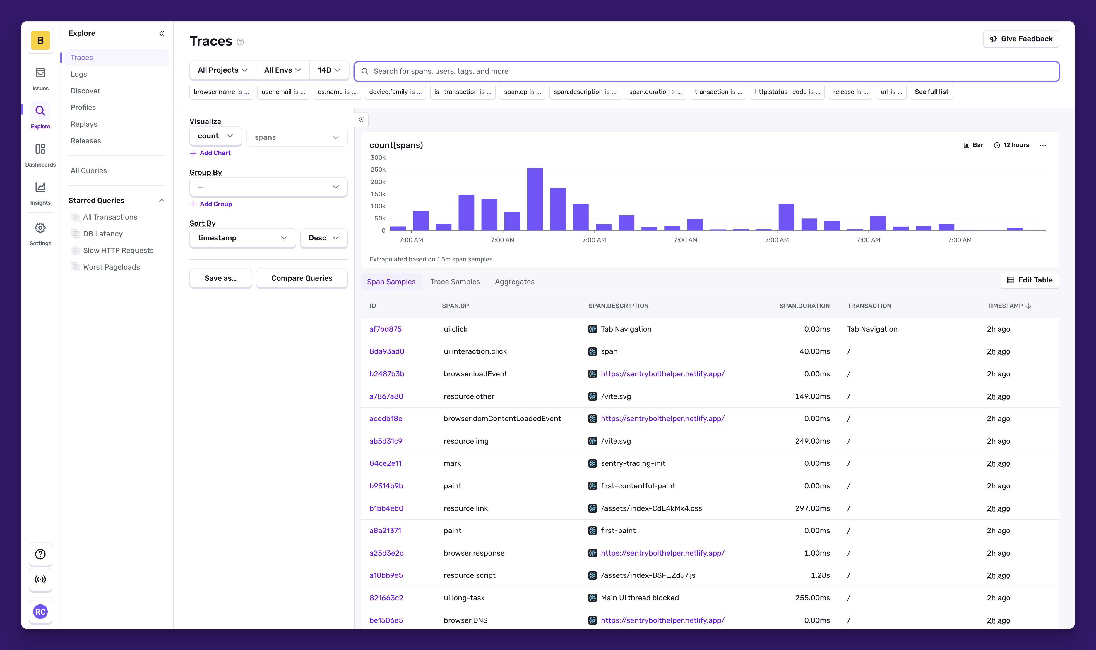 sentry screenshot 5