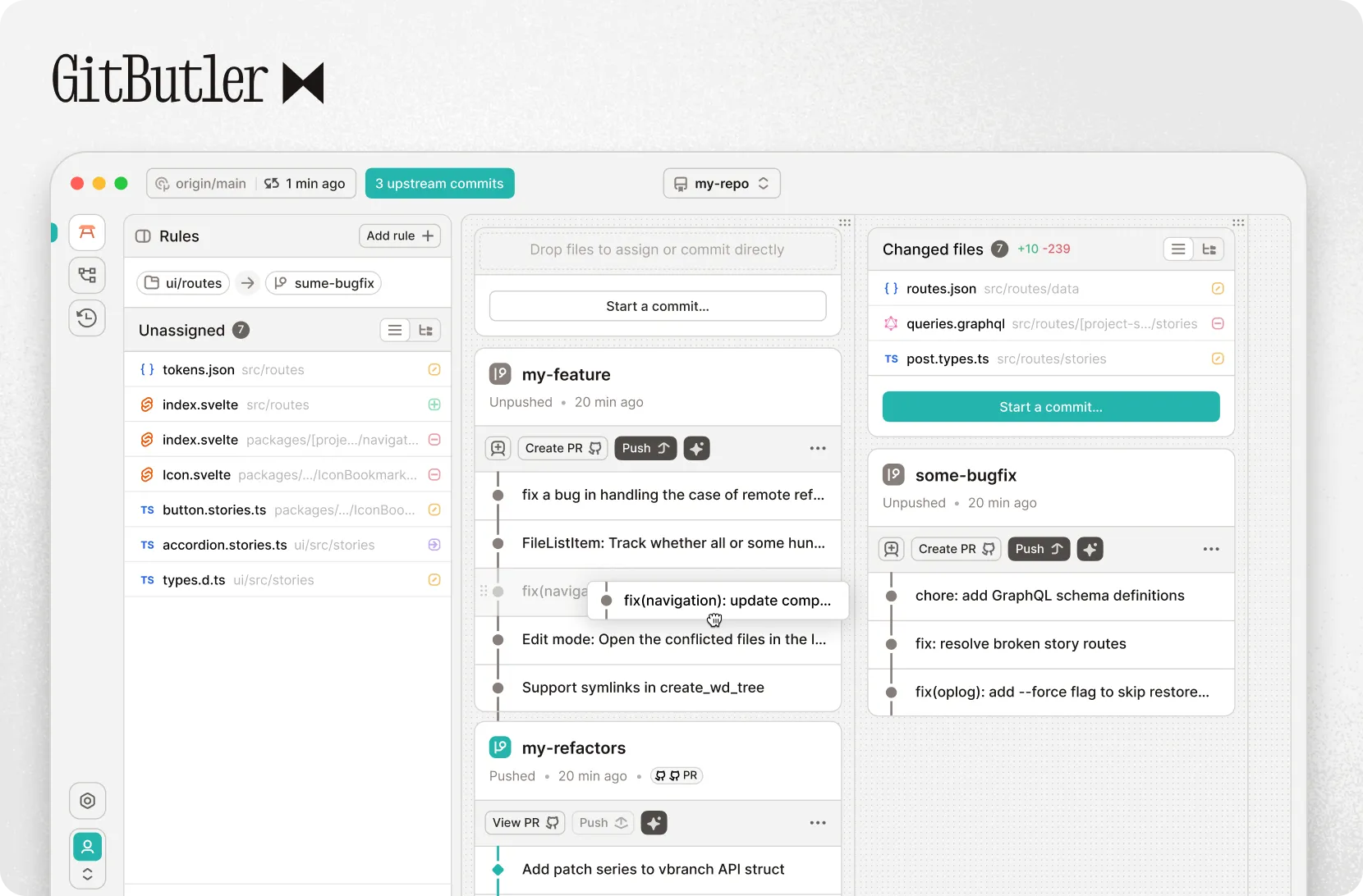 gitbutler screenshot 1