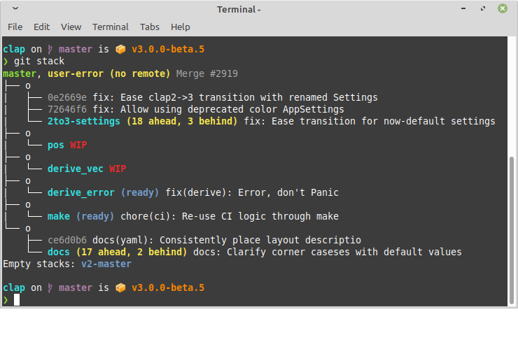 git-stack screenshot 1