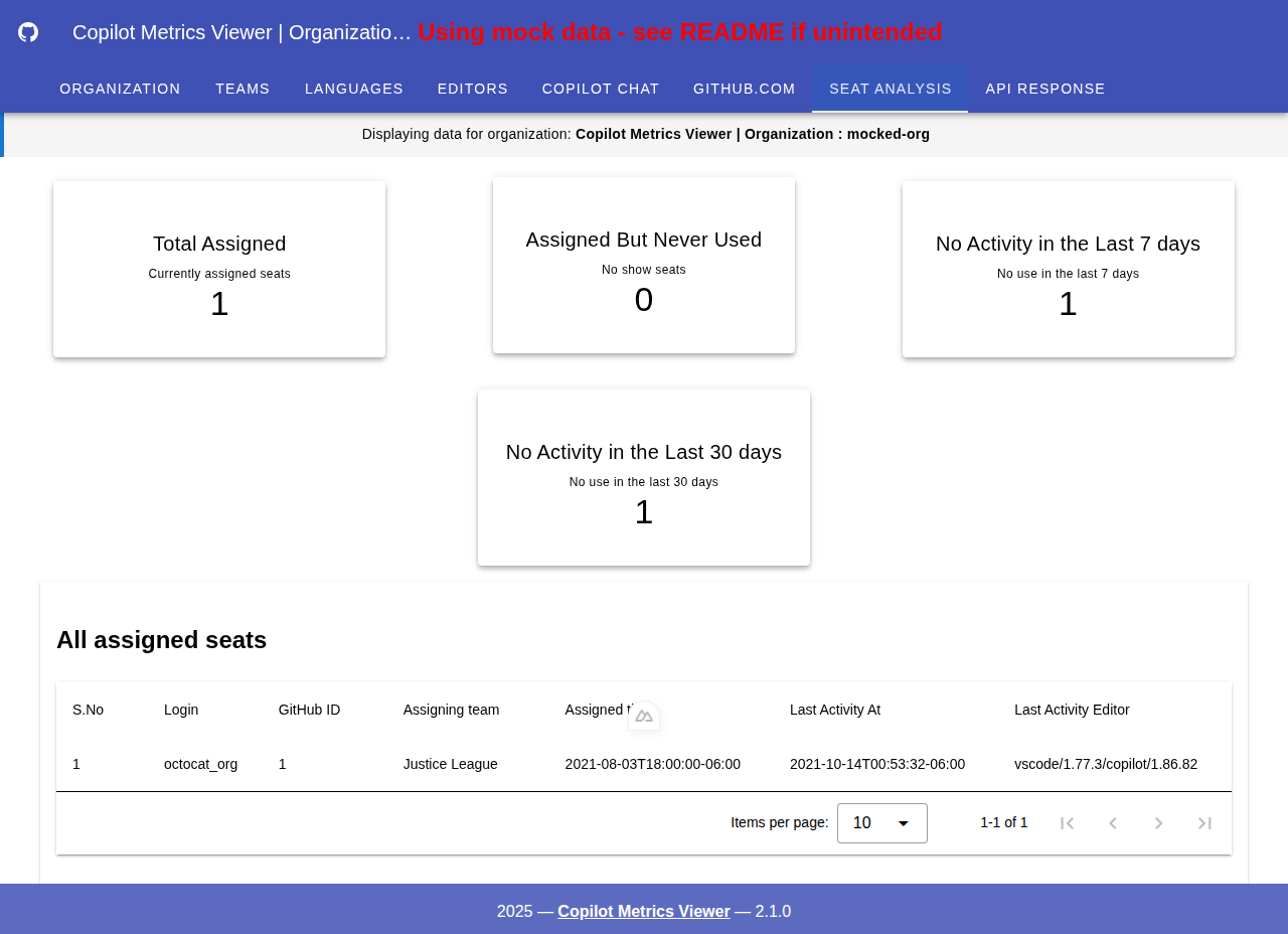 copilot-metrics-viewer screenshot 15
