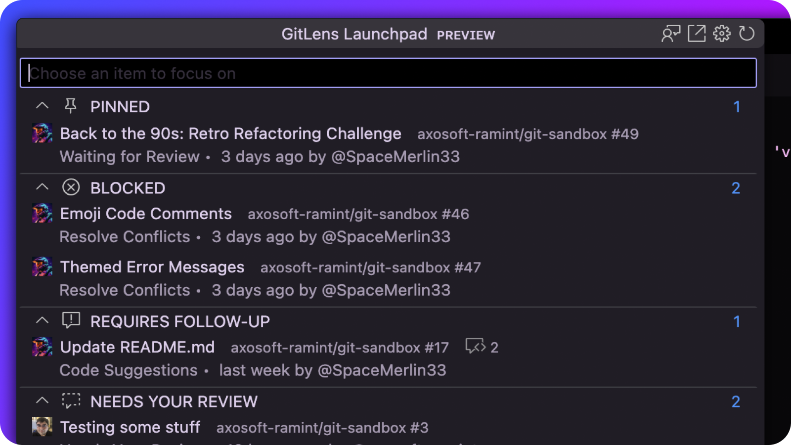 vscode-gitlens screenshot 10