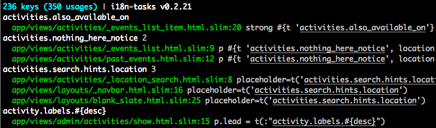 i18n-tasks screenshot 2