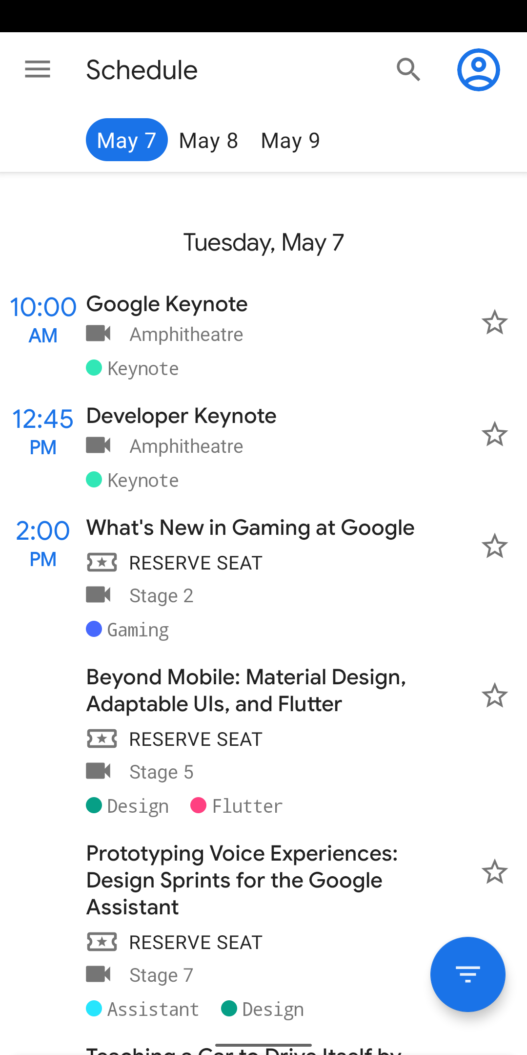 iosched screenshot 1