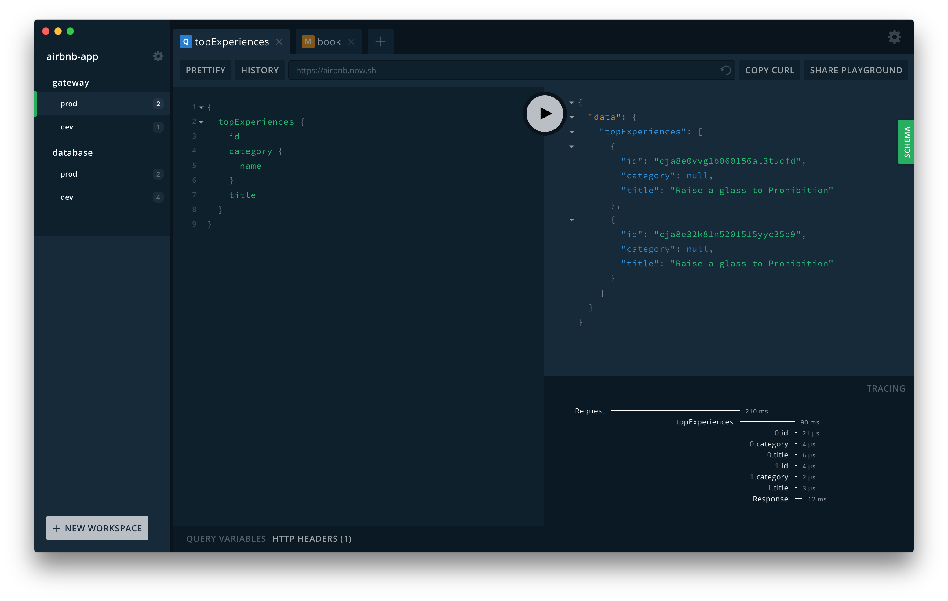 graphql-playground screenshot 2