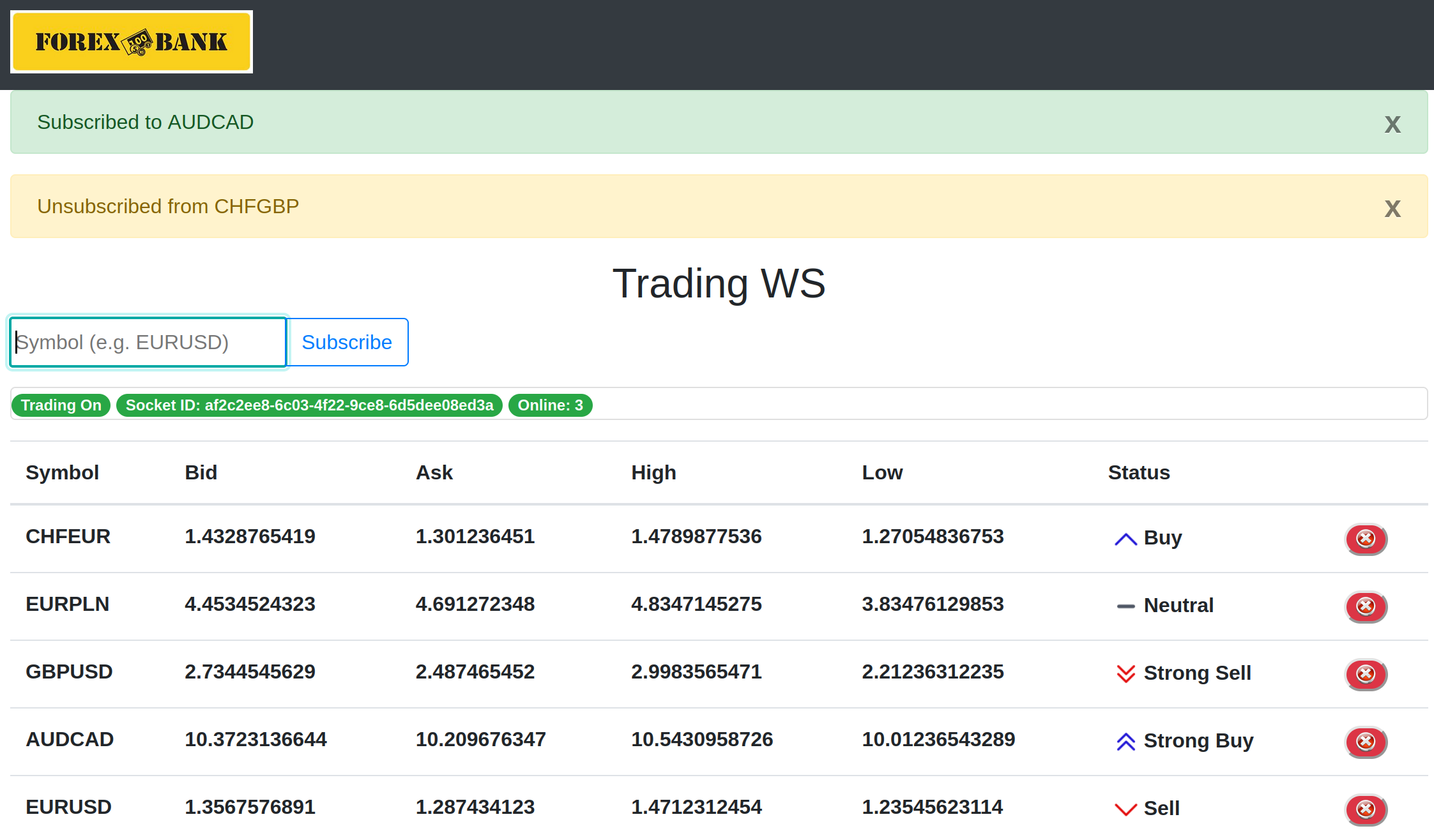 trading screenshot 1