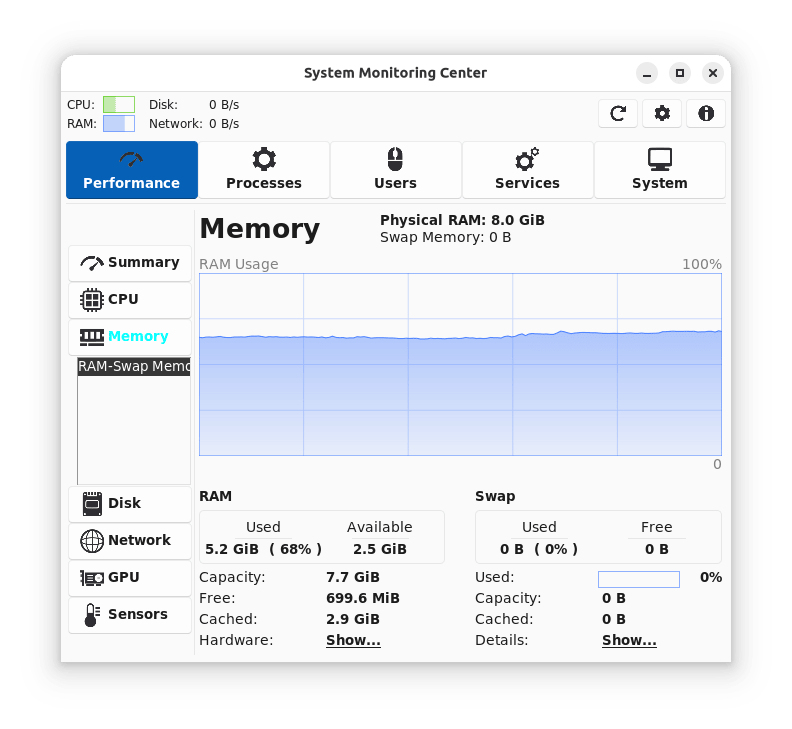 system-monitoring-center screenshot 7