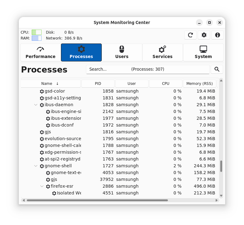 system-monitoring-center screenshot 13