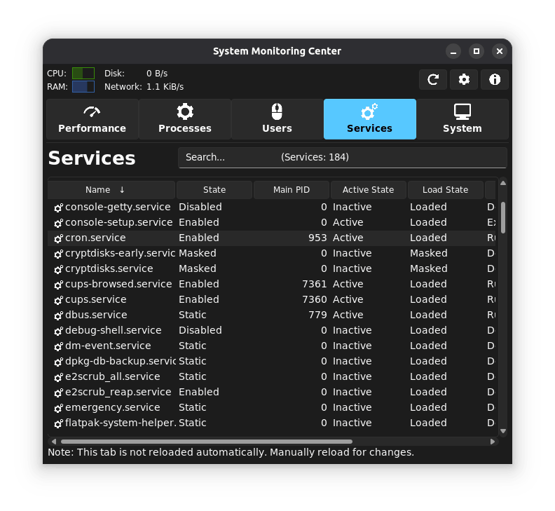 system-monitoring-center screenshot 14