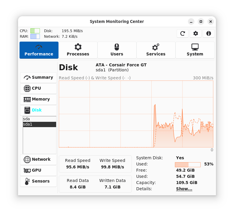 system-monitoring-center screenshot 8