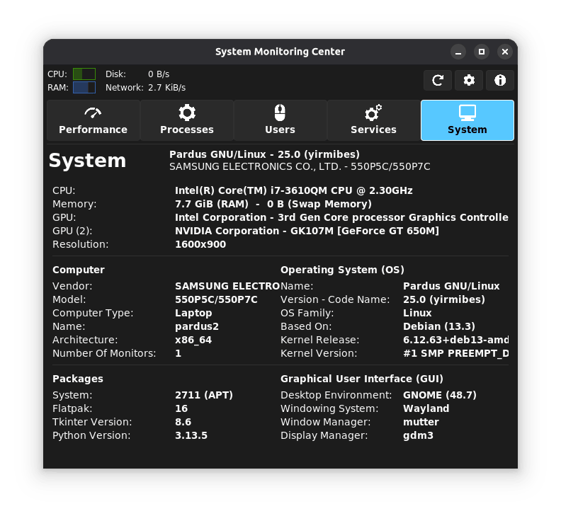 system-monitoring-center screenshot 15