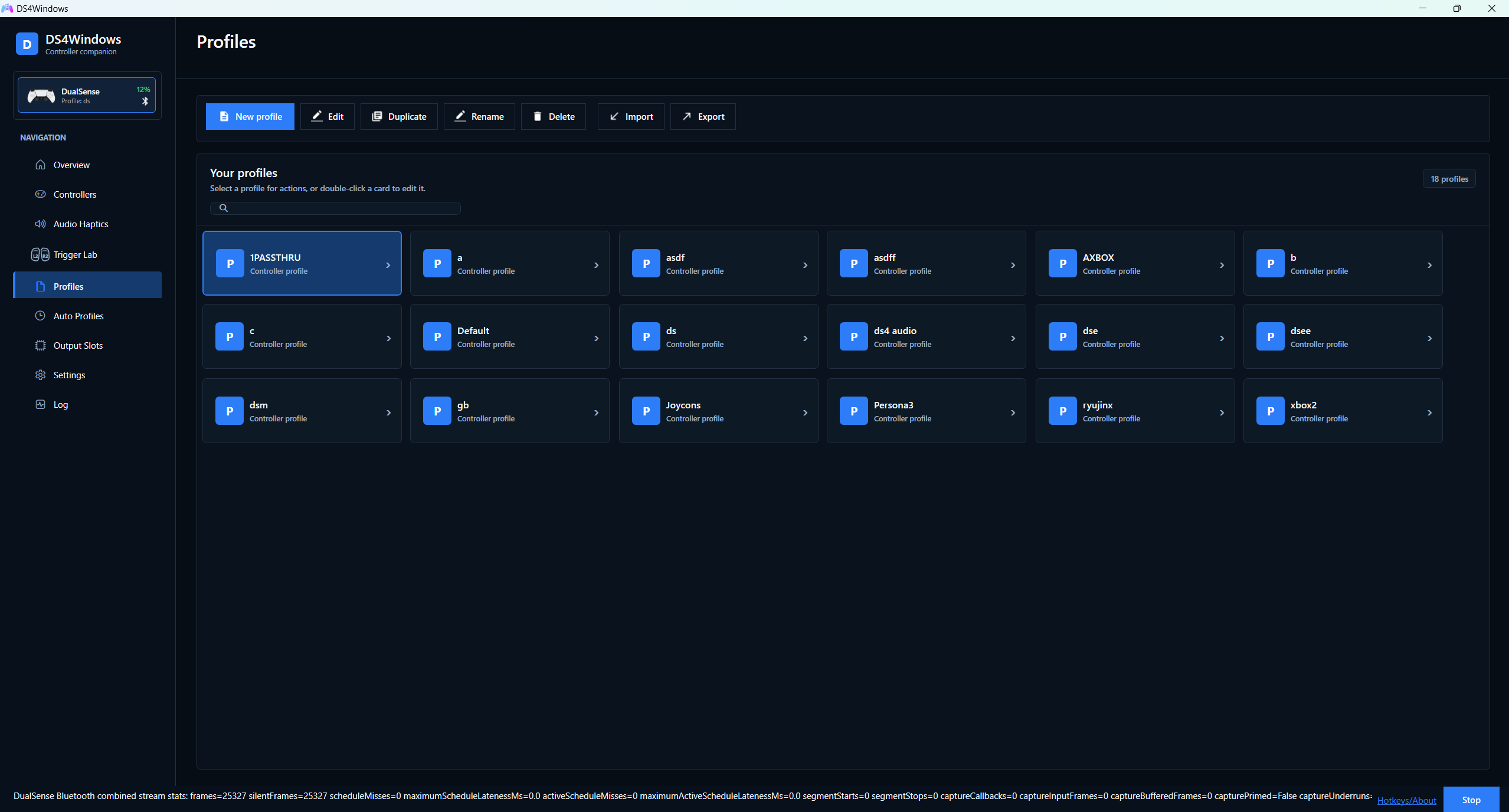 DS4Windows screenshot 5