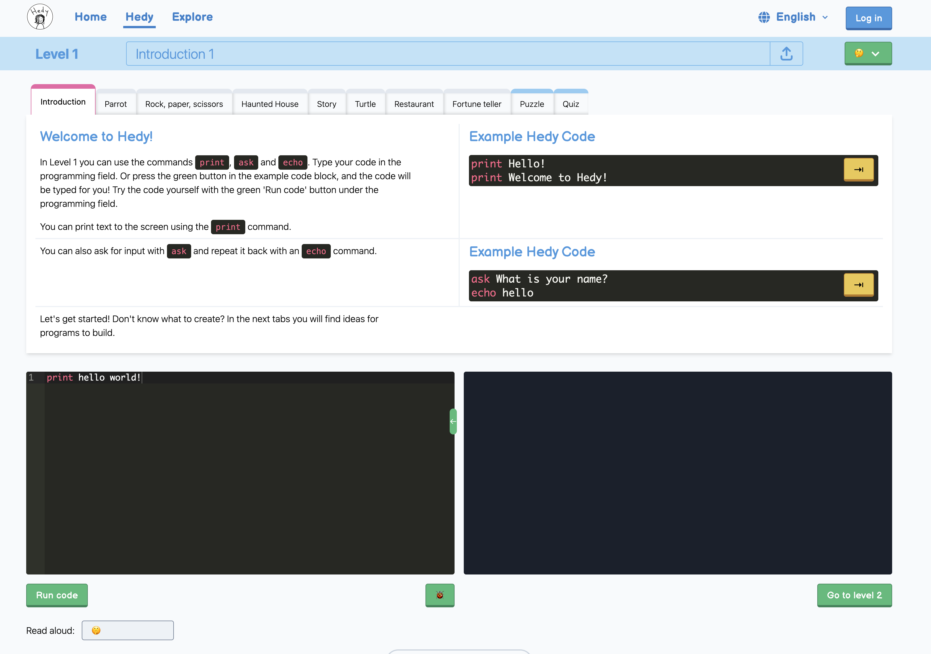 hedy screenshot 2