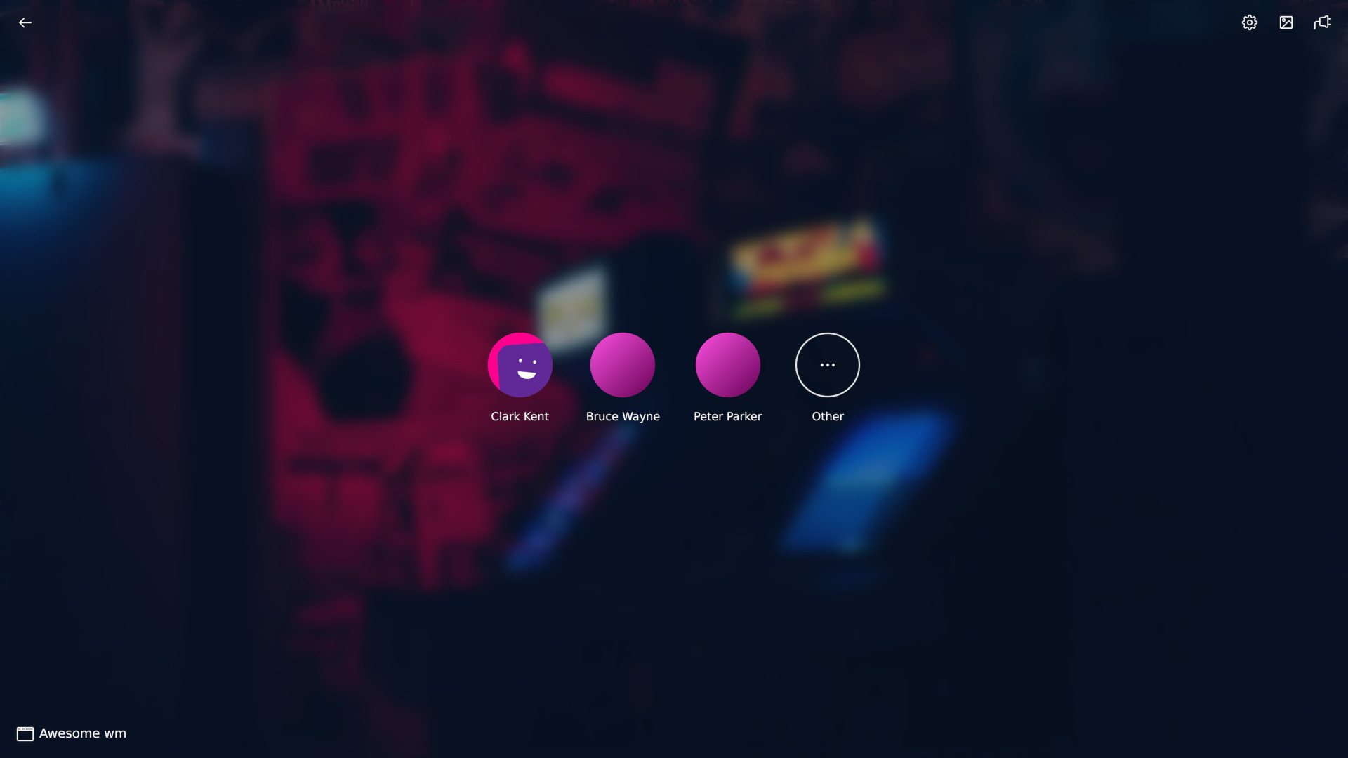 lightdm-neon screenshot 2