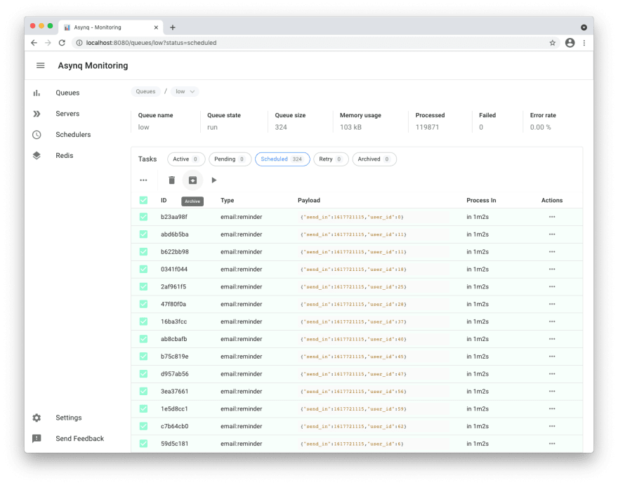 asynq screenshot 5
