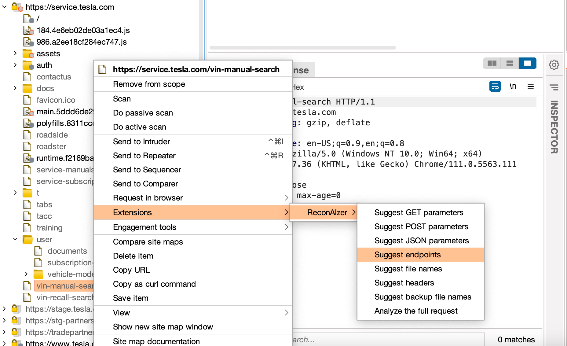 ReconAIzer screenshot 2