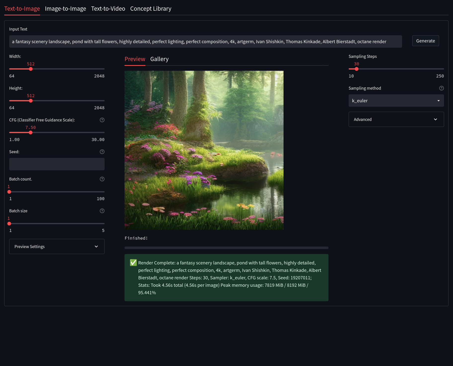 stable-diffusion-webui screenshot 1