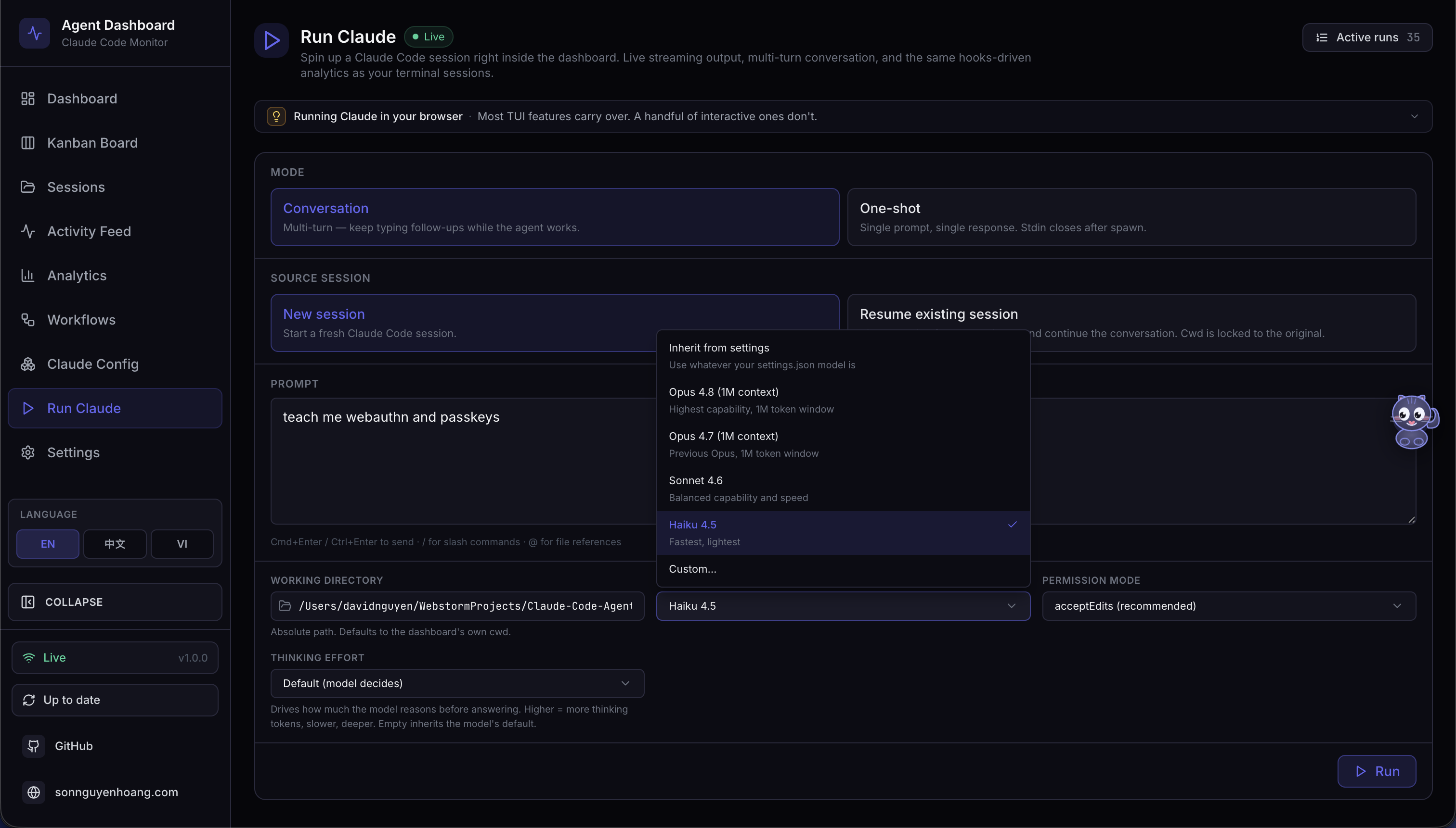 Claude-Code-Agent-Monitor screenshot 16