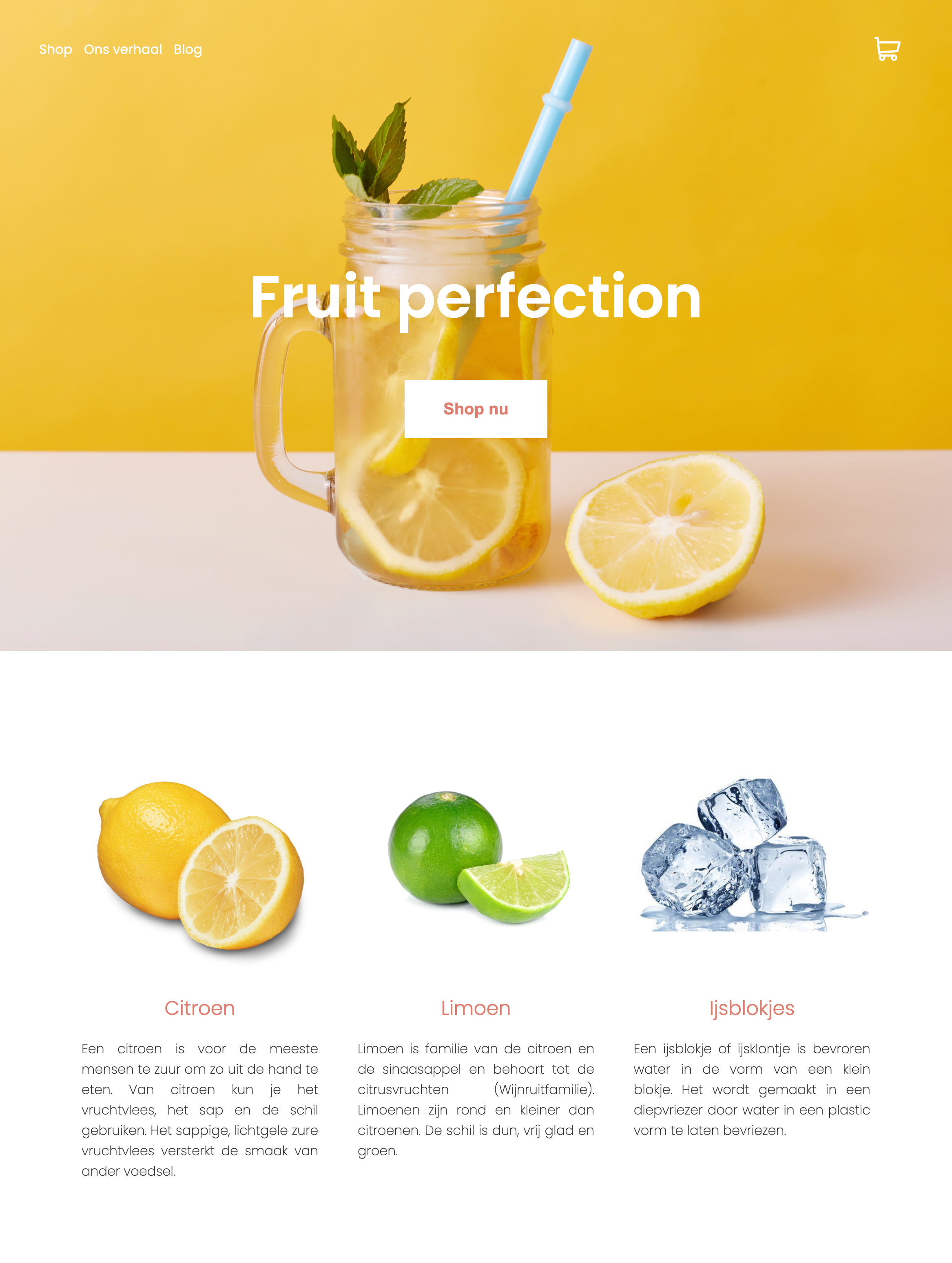 frontend-react-fruit-perfection screenshot 1