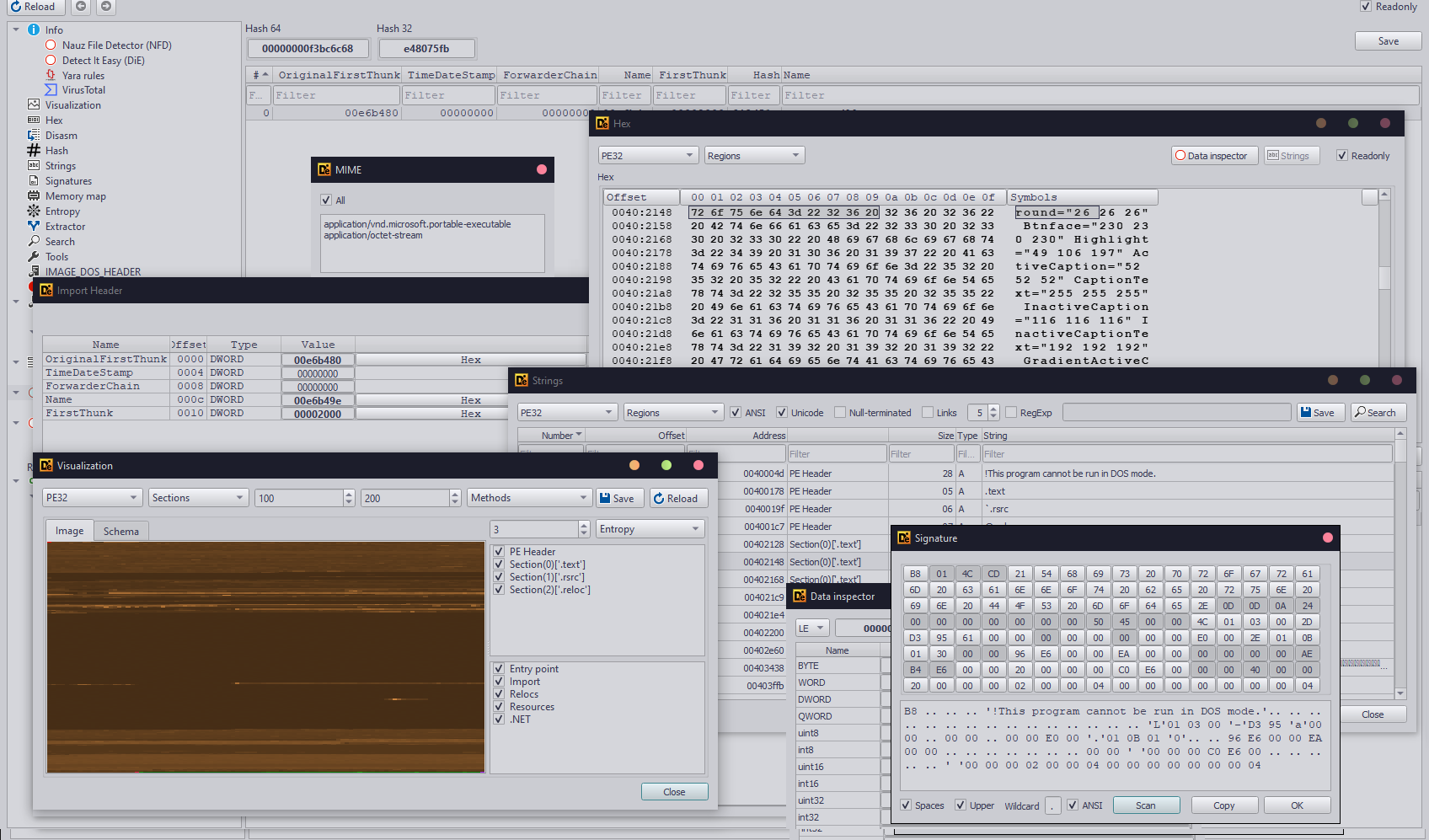Detect-It-Easy screenshot 2