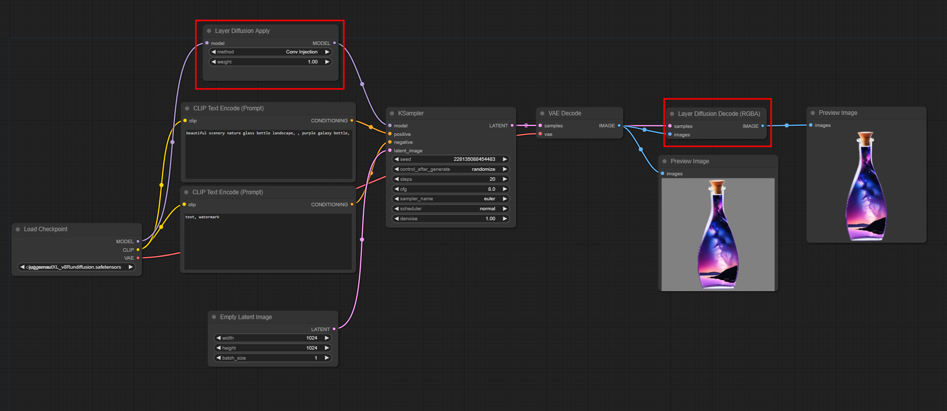 ComfyUI-layerdiffuse screenshot 1