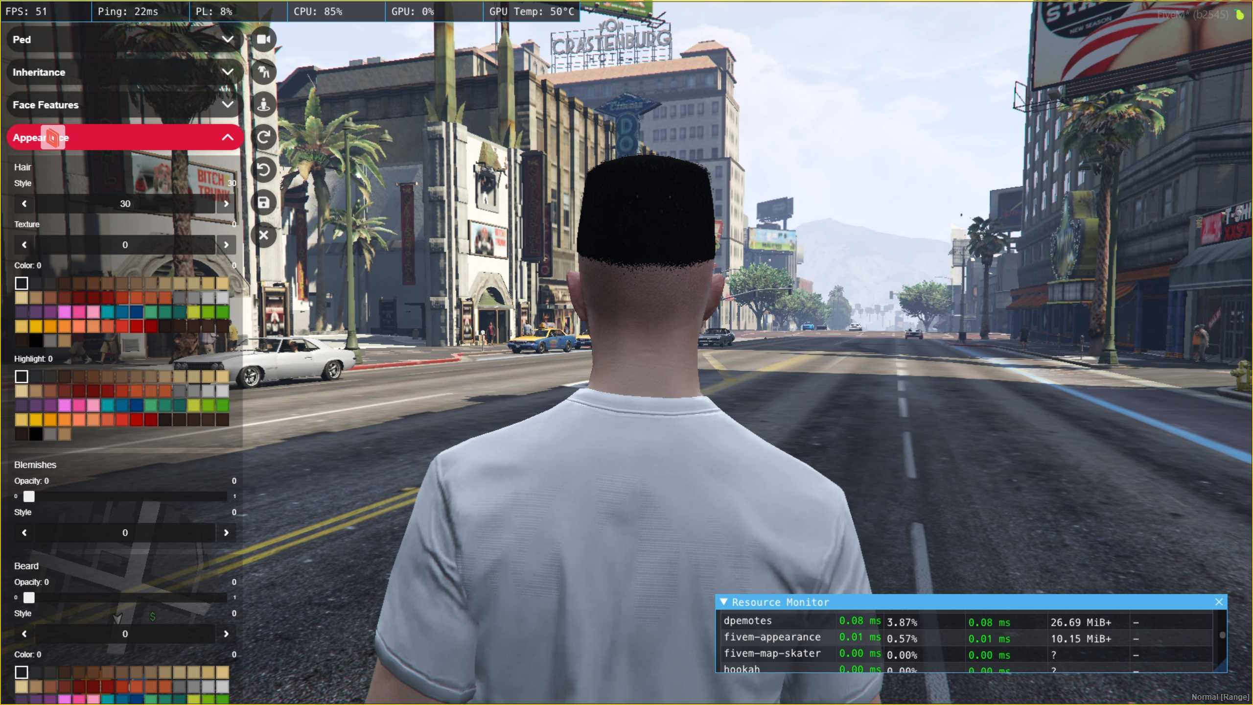 fivem-appearance screenshot 1