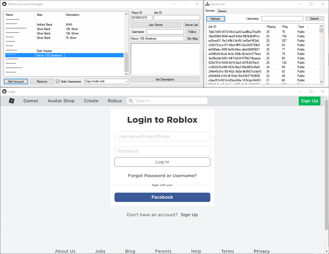 Roblox-Account-Manager screenshot 5