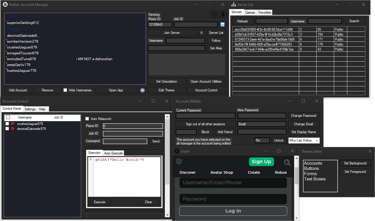 Roblox-Account-Manager screenshot 3