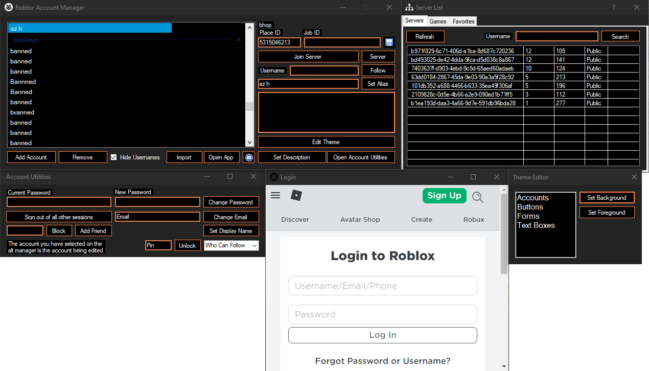 Roblox-Account-Manager screenshot 4