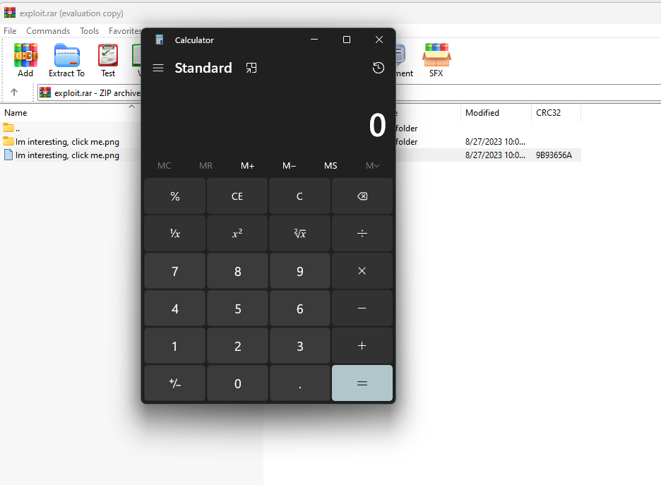 CVE-2023-38831-RaRCE screenshot 2