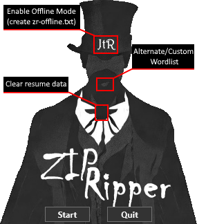 ZipRipper screenshot 1