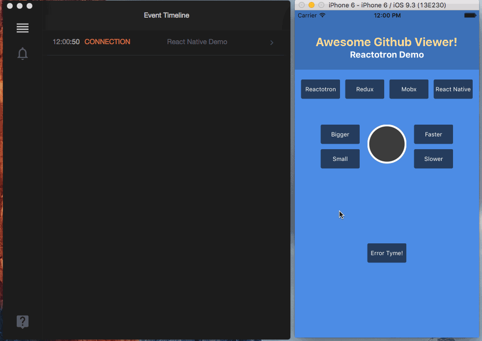 reactotron screenshot 2