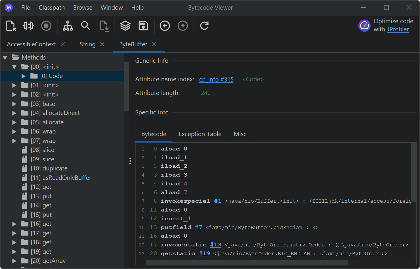 jclasslib screenshot 1