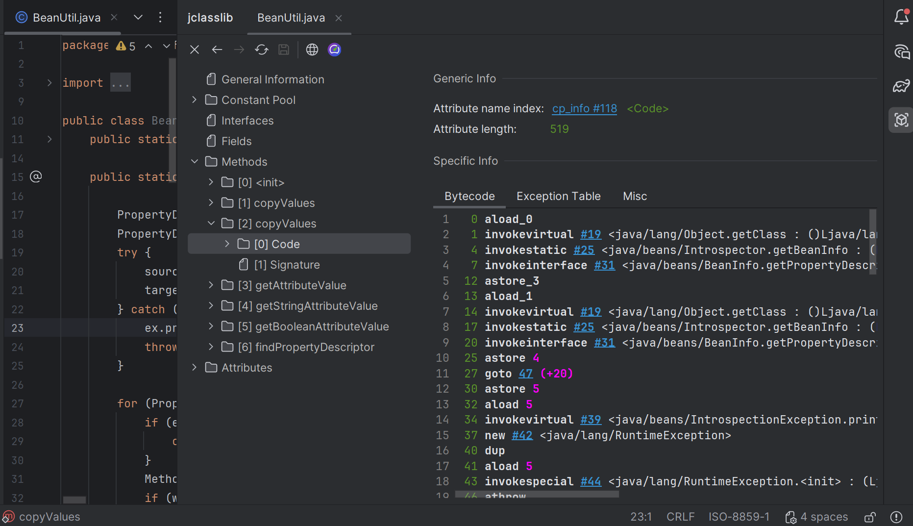 jclasslib screenshot 7
