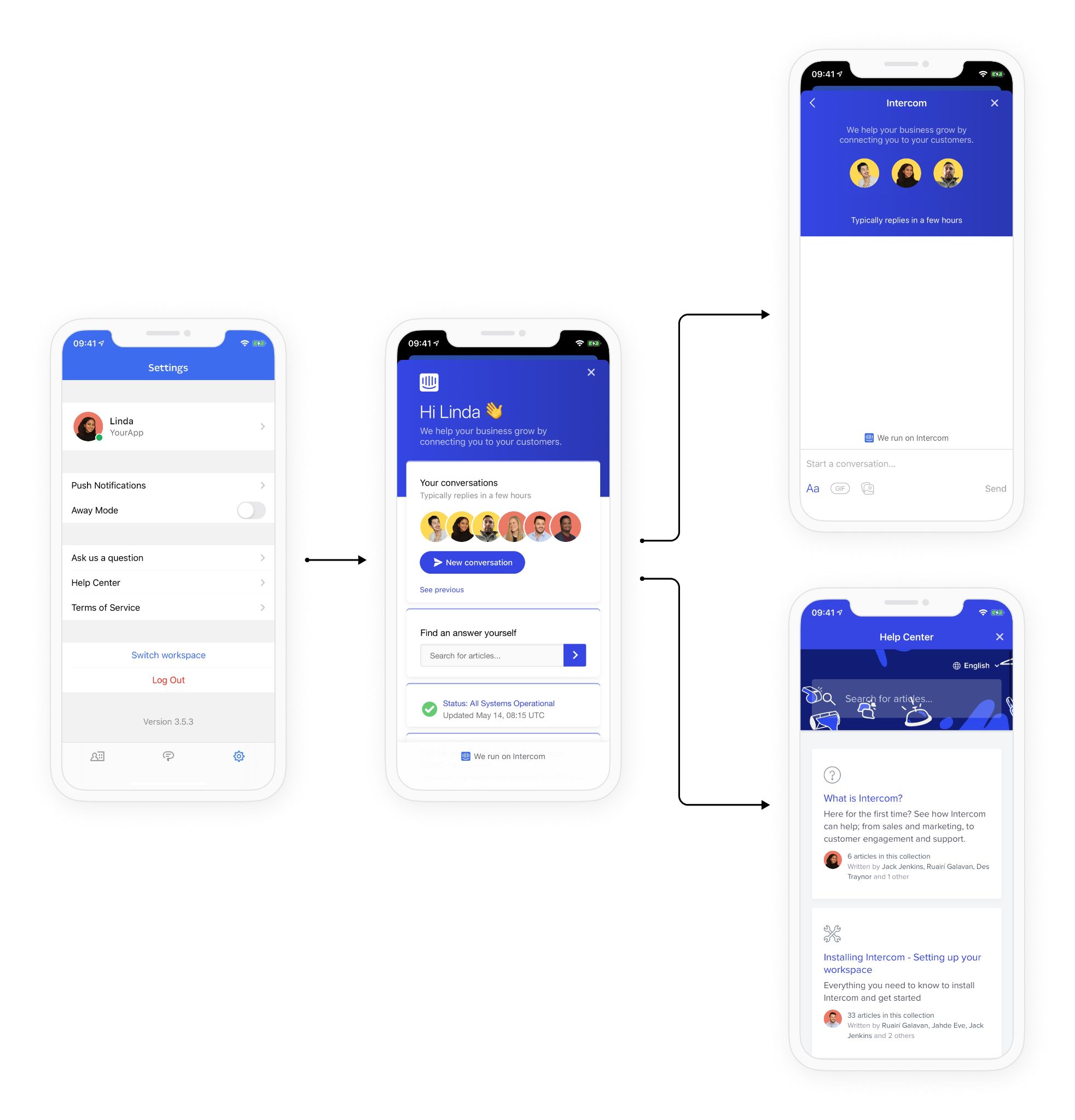 intercom-cordova screenshot 2