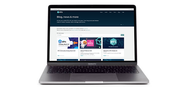 ipfs-blog screenshot 1