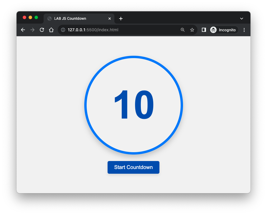 lab-js-countdown screenshot 4