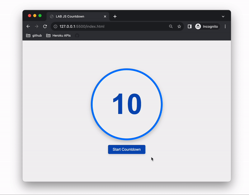 lab-js-countdown screenshot 3