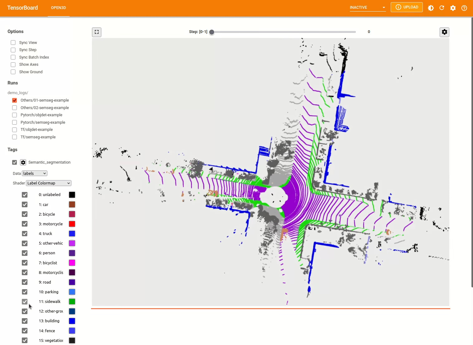 Open3D-ML screenshot 3