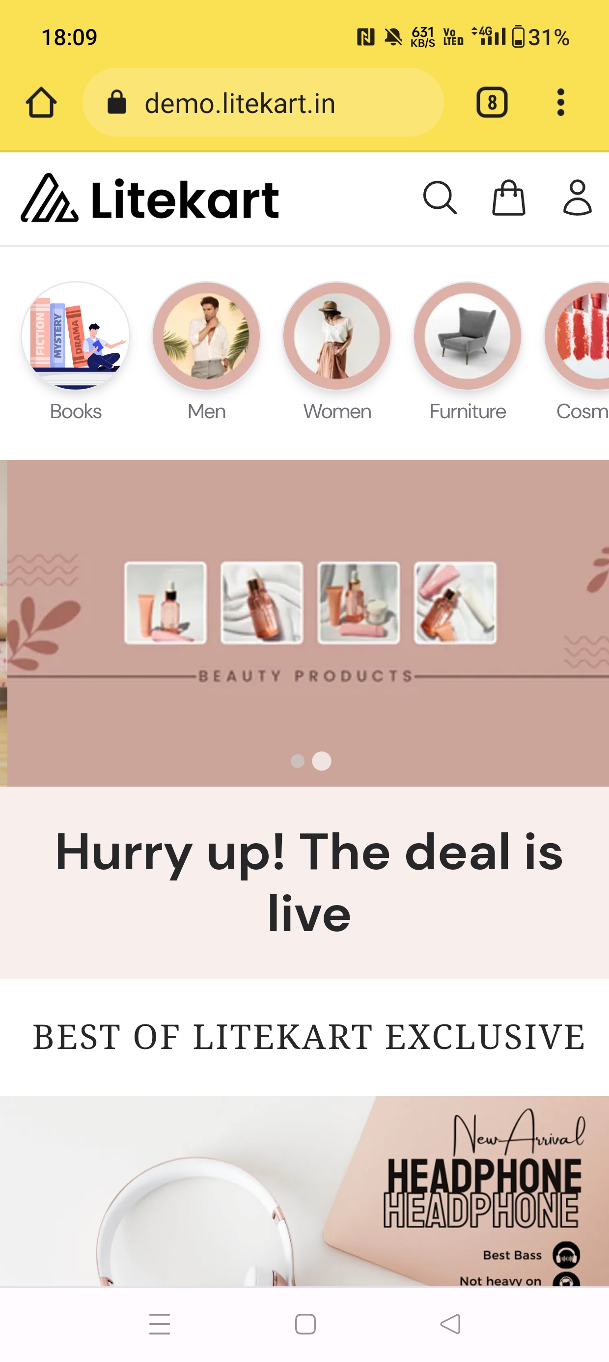svelte-commerce screenshot 4