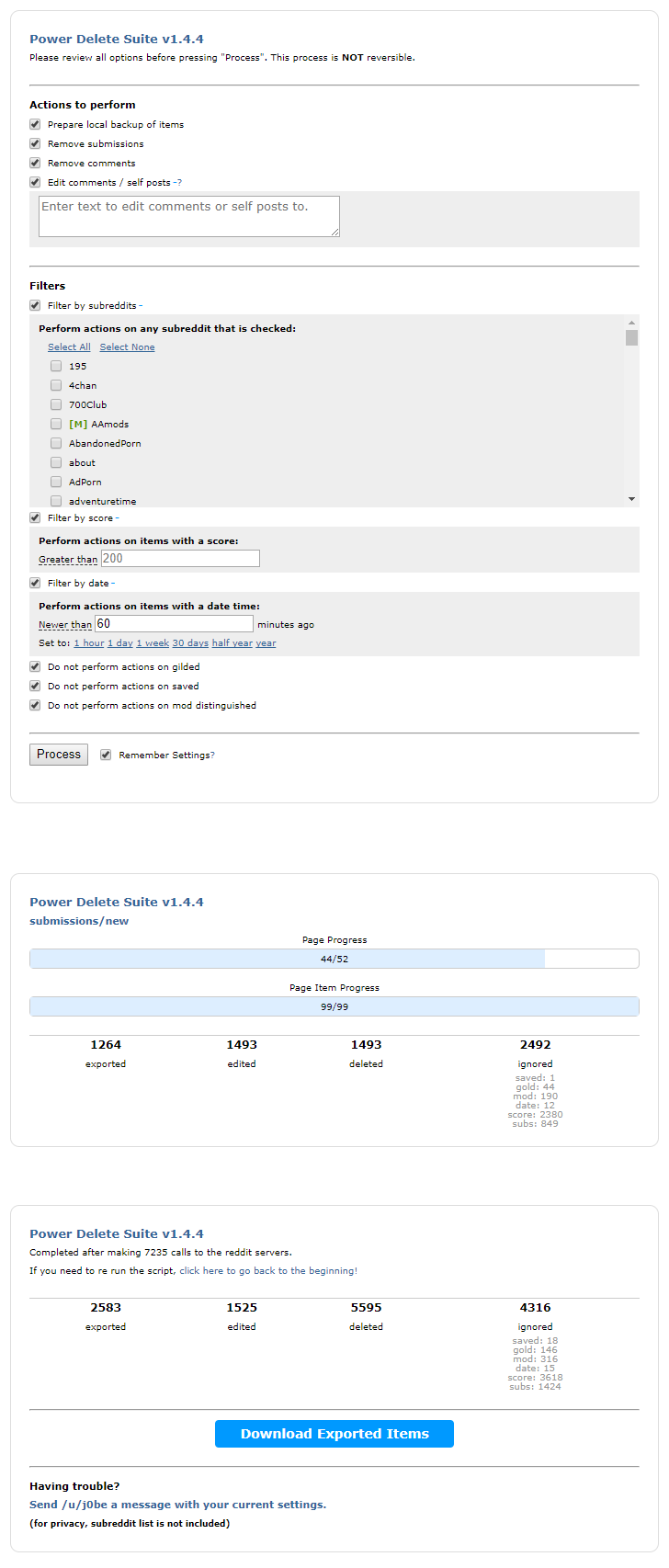 PowerDeleteSuite screenshot 1