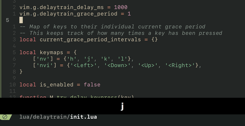 delaytrain.nvim screenshot 1