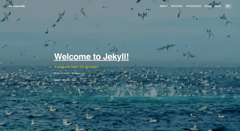 jekyll-theme-yat screenshot 3