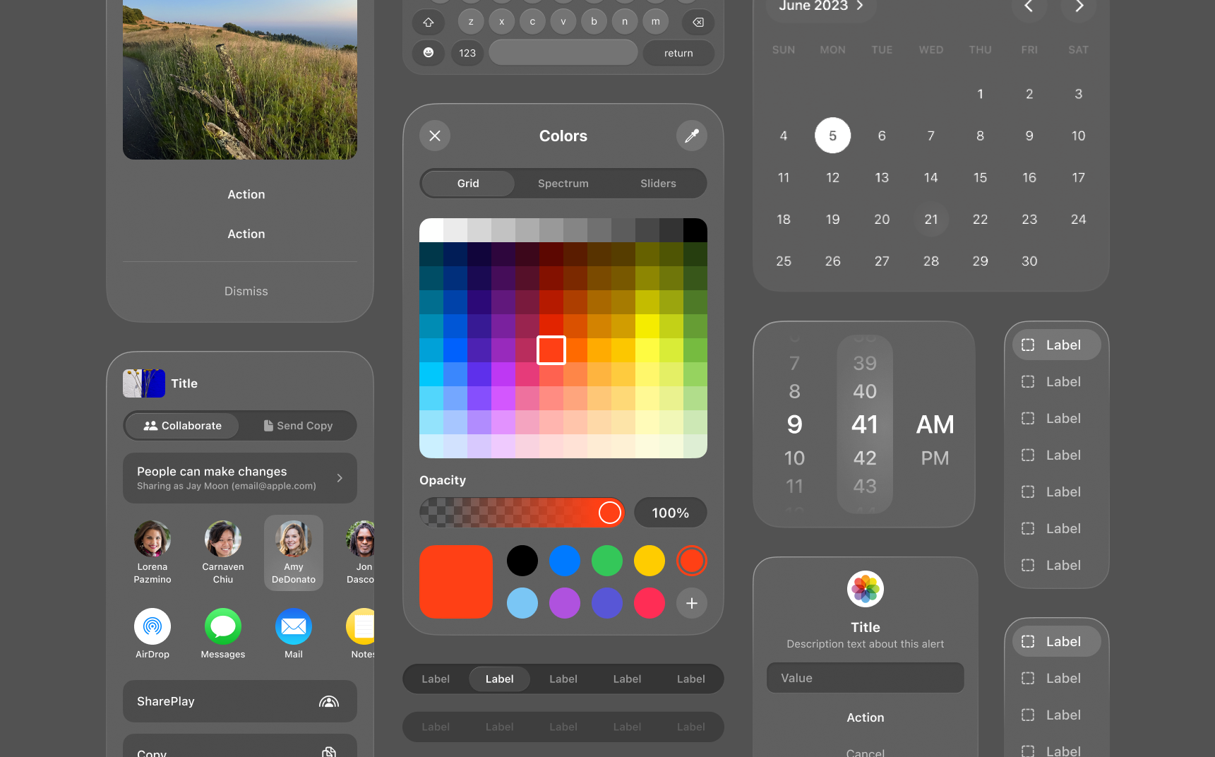 Apple-Vision-Pro-UI-Kit screenshot 11