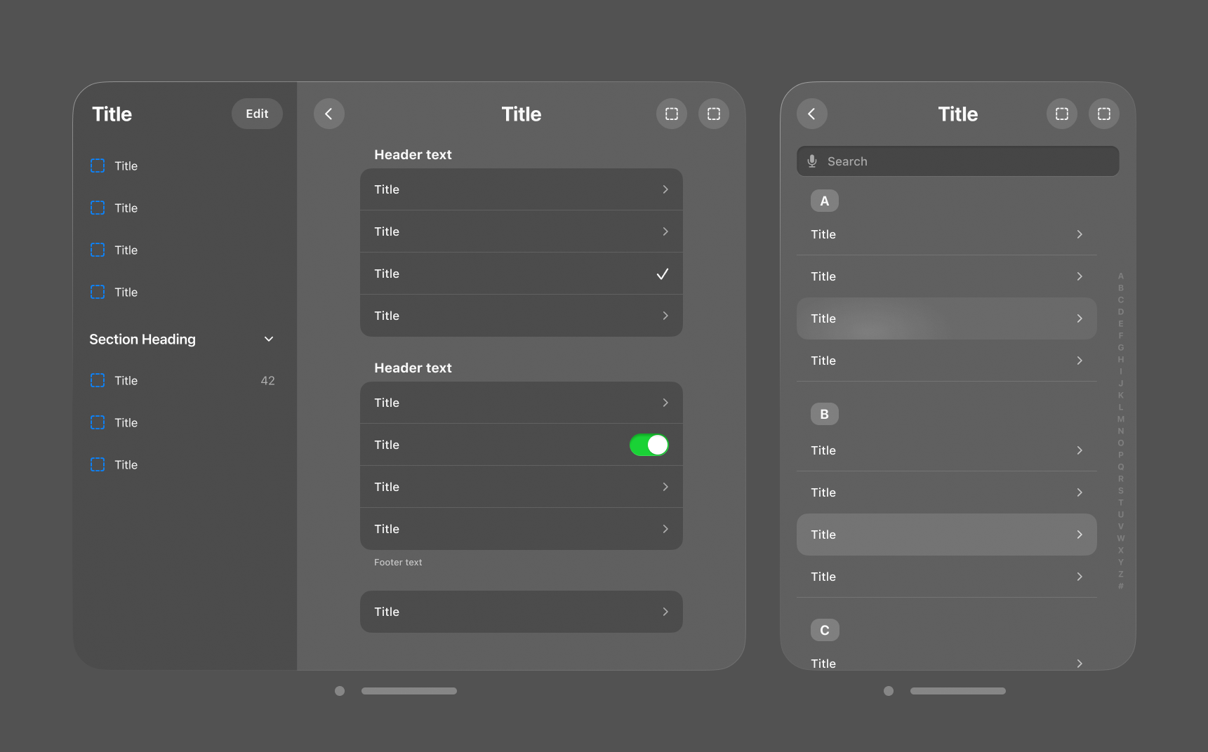 Apple-Vision-Pro-UI-Kit screenshot 12