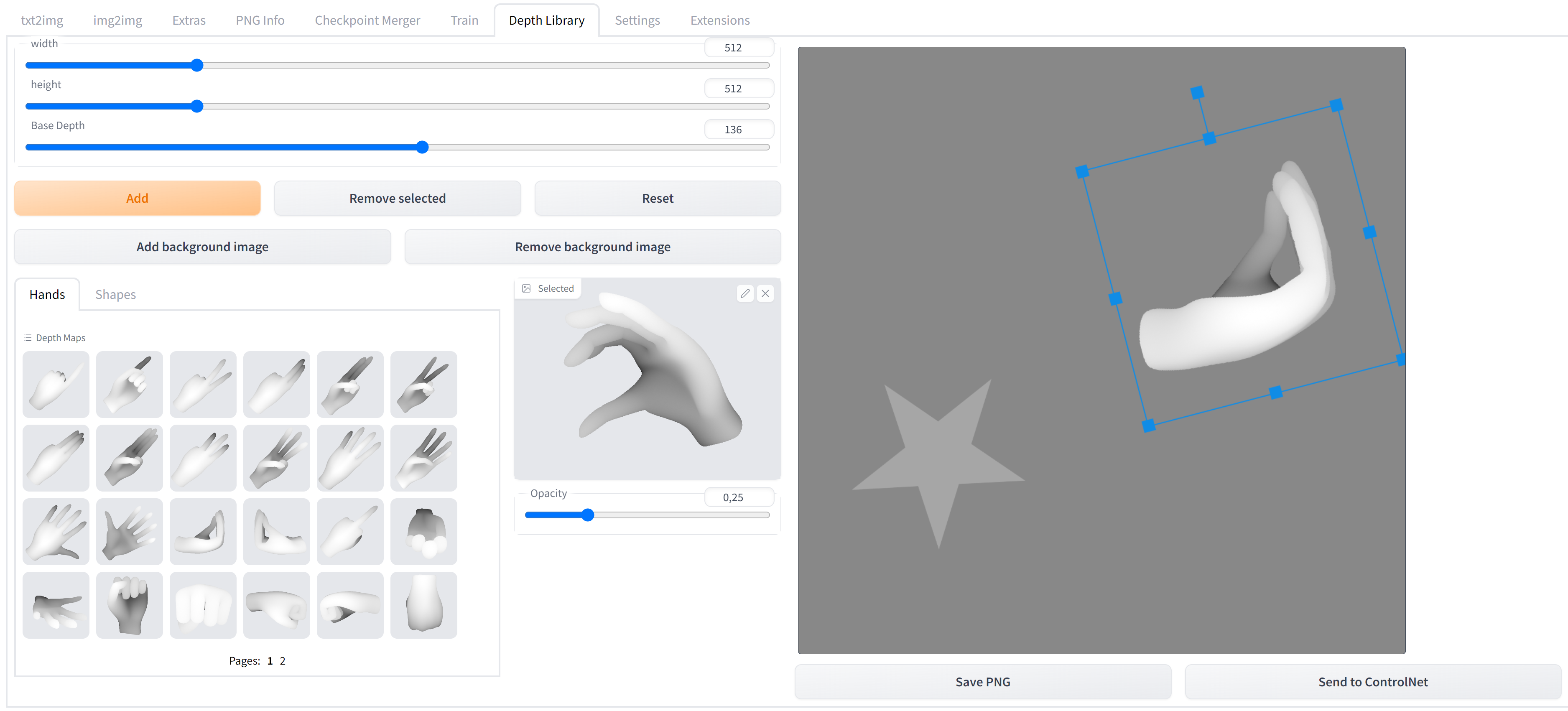 sd-webui-depth-lib screenshot 1