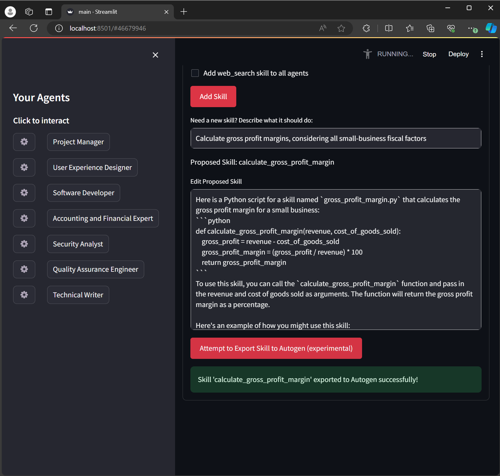 AutoGroq screenshot 1