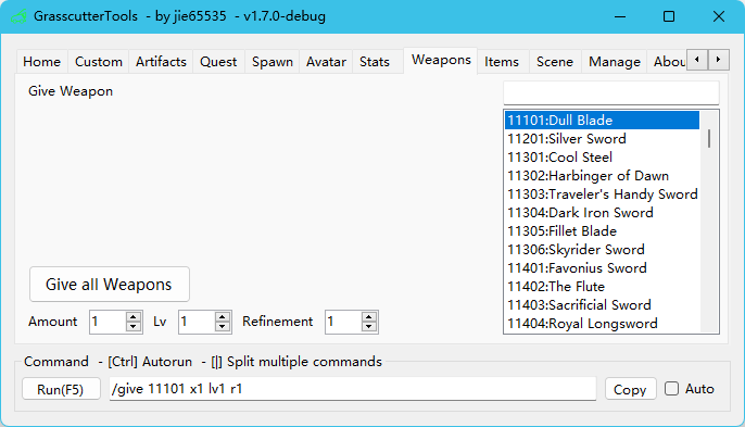 GrasscutterCommandGenerator screenshot 21