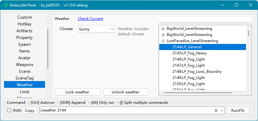 GrasscutterCommandGenerator screenshot 5